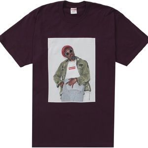 Supreme André 3000 Tee Eggplant NEW XL